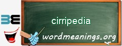 WordMeaning blackboard for cirripedia